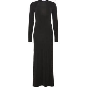 Mango Long Dress With Open Back L Black L Mango Long Dress With Open Back L Black L