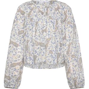 Mango Paisley Print Blouse 116 White 116 Mango Paisley Print Blouse 116 White 116