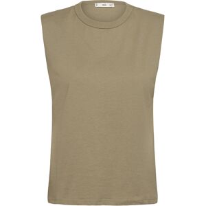 Mango Short-Sleeved Cotton T-Shirt XS Yellow XS Mango Short-Sleeved Cotton T-Shirt XS Yellow XS