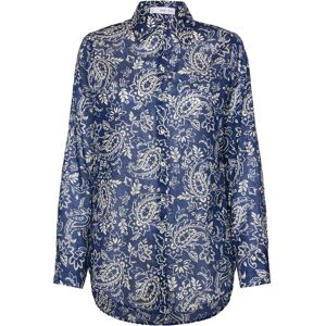 Mango Printed Cotton Shirt XS Black XS Mango Printed Cotton Shirt XS Black XS
