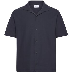 Mango Structured Knitted Shirt XXL Navy XXL Mango Structured Knitted Shirt XXL Navy XXL