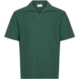 Mango Regular-Fit Textured Polo Shirt S Green S Mango Regular-Fit Textured Polo Shirt S Green S
