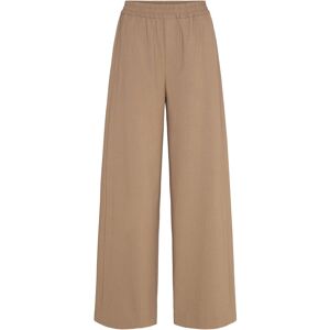 Mango Wide Leg Jogger Trousers XS Brown XS Mango Wide Leg Jogger Trousers XS Brown XS