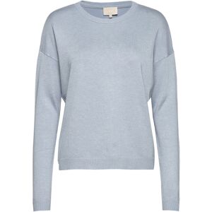 Minus Elne Strik Pullover L Blue L Minus Elne Strik Pullover L Blue L