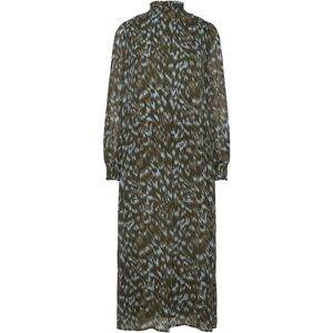 Minus Eria Smock Lang Kjole 34 Green 34 Minus Eria Smock Lang Kjole 34 Green 34