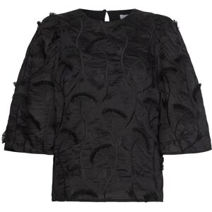 Minus Mspiper Round Neck Blouse 36 Black 36 Minus Mspiper Round Neck Blouse 36 Black 36