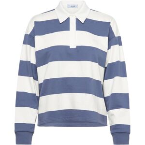Minus Msestella Polo Sweat M Blue M Minus Msestella Polo Sweat M Blue M