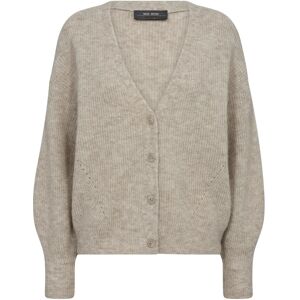 MOS MOSH Mmthora V-Neck Knit Cardigan XL Grey XL MOS MOSH Mmthora V-Neck Knit Cardigan XL Grey XL