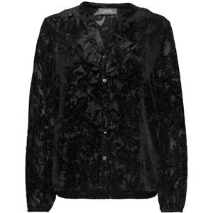 MOS MOSH Mmleta Velvet Shirt S Black S MOS MOSH Mmleta Velvet Shirt S Black S