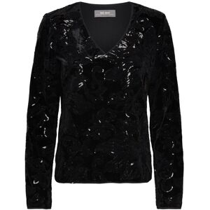 MOS MOSH Mmalfi Flower Blouse XS Black XS MOS MOSH Mmalfi Flower Blouse XS Black XS