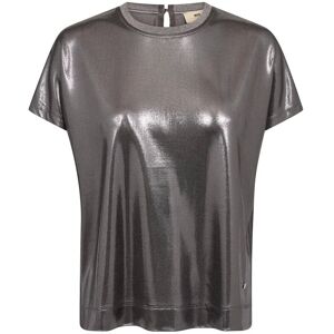 MOS MOSH Mmnivola O-Neck Metallic Tee M Silver M MOS MOSH Mmnivola O-Neck Metallic Tee M Silver M