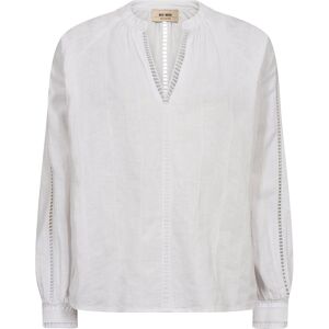 MOS MOSH Mmzeina Linen Blouse XS White XS MOS MOSH Mmzeina Linen Blouse XS White XS