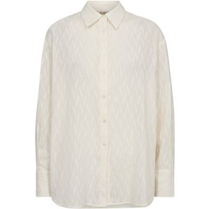 MOS MOSH Mmbritze Cotton Shirt S Cream S MOS MOSH Mmbritze Cotton Shirt S Cream S