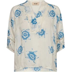 MOS MOSH Mmaleyna Floralisal Blouse L Cream L MOS MOSH Mmaleyna Floralisal Blouse L Cream L