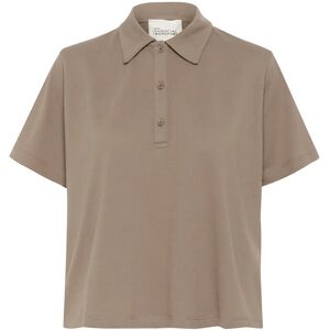 Essential Foods Abbymw Polo Tee XXL Brown XXL Essential Foods Abbymw Polo Tee XXL Brown XXL