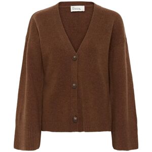 Essential Foods Huximw Knit Cardigan L Brown L Essential Foods Huximw Knit Cardigan L Brown L