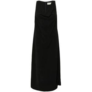 Essential Foods Mwmille Waterfall Dress 42 Black 42 Essential Foods Mwmille Waterfall Dress 42 Black 42