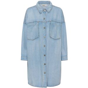Essential Foods Mwhilma 171 Os Shirtdress 38-40 Blue 38-40 Essential Foods Mwhilma 171 Os Shirtdress 38-40 Blue 38-40