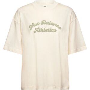 New Balance Linear Heritage Oversized T-Shirt M Cream M New Balance Linear Heritage Oversized T-Shirt M Cream M