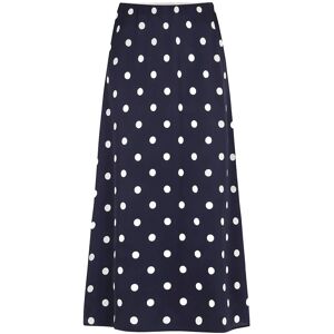 Newhouse Novalie Dot Slip Skirt 34 Navy 34 Newhouse Novalie Dot Slip Skirt 34 Navy 34