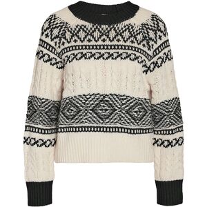 NOISY MAY Nmnor L/S O-Neck Knit Fwd XS Cream XS NOISY MAY Nmnor L/S O-Neck Knit Fwd XS Cream XS