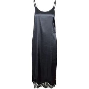 NOISY MAY Nmceleste S/L Satin Lace Dress M Black M NOISY MAY Nmceleste S/L Satin Lace Dress M Black M