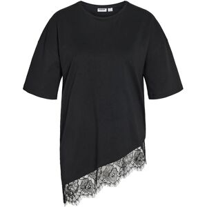 NOISY MAY Nmeasy Lace Detail S/S T-Shirt /Tnt S Black S NOISY MAY Nmeasy Lace Detail S/S T-Shirt /Tnt S Black S