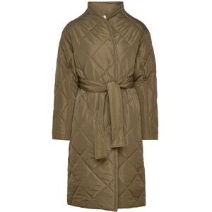 NORR Alma Quilted Jacket 36 Khaki 36 NORR Alma Quilted Jacket 36 Khaki 36