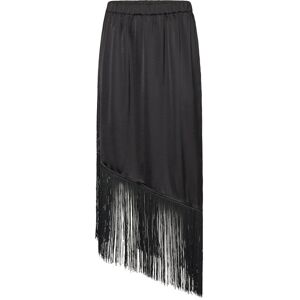 NORR Gili Fringe Skirt 36 Black 36 NORR Gili Fringe Skirt 36 Black 36