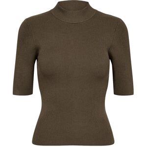 Nümph Nubia Ss Pullover Cropped XXL Khaki XXL Nümph Nubia Ss Pullover Cropped XXL Khaki XXL