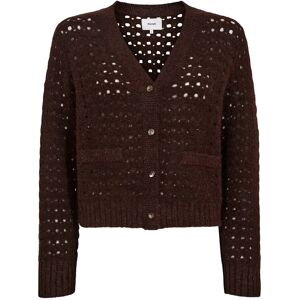 Nümph Nuriette Dot Pointelle Cardigan XL Brown XL Nümph Nuriette Dot Pointelle Cardigan XL Brown XL