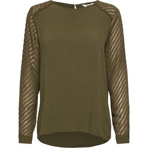 Object Objzoe L/S Top 34 Khaki 34 Object Objzoe L/S Top 34 Khaki 34