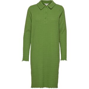 Object Objabby L/S Polo Dress 119 XS Green XS Object Objabby L/S Polo Dress 119 XS Green XS