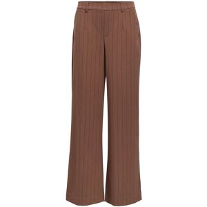 Object Objlisa Wide Pant Aop Noos 40 Brown 40 Object Objlisa Wide Pant Aop Noos 40 Brown 40