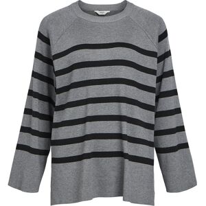 Object Objester Ls Knit Top Noos M Grey M Object Objester Ls Knit Top Noos M Grey M