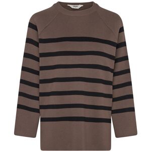 Object Objester Ls Knit Top Noos L Brown L Object Objester Ls Knit Top Noos L Brown L