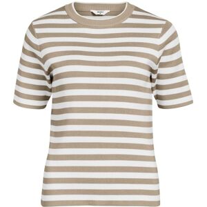 Object Objester S/S New Knit Pullover Noos S Beige S Object Objester S/S New Knit Pullover Noos S Beige S