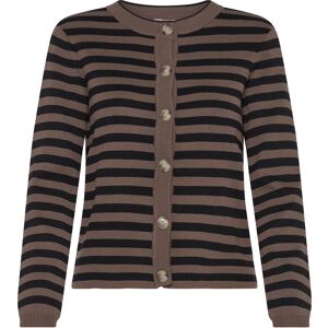 Object Objester Sli L/S Knit Cardigan Noos XS Brown XS Object Objester Sli L/S Knit Cardigan Noos XS Brown XS