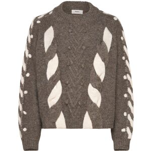 Object Objravi Re L/S Knit Pullover Cc1 Aw S Brown S Object Objravi Re L/S Knit Pullover Cc1 Aw S Brown S