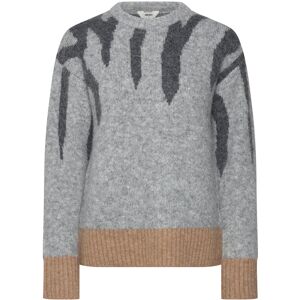 Object Objrabu Knit L/S Re Pullover 134 S Grey S Object Objrabu Knit L/S Re Pullover 134 S Grey S