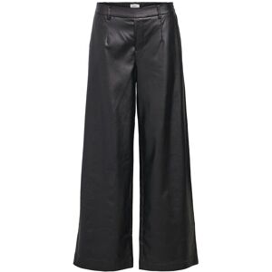 Object Objmelba Lisa Wide Coated Pant Noos 40 Black 40 Object Objmelba Lisa Wide Coated Pant Noos 40 Black 40