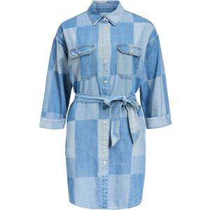 Object Objfrancey Lo 2/4 Dnm Shirt Dres 137 M Blue M Object Objfrancey Lo 2/4 Dnm Shirt Dres 137 M Blue M