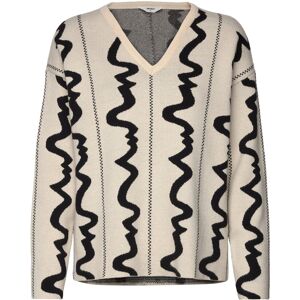 Object Objray L/S V-Neck Top E Div S Beige S Object Objray L/S V-Neck Top E Div S Beige S