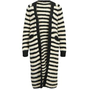 Object Objmilu Ls Lo Long Knit Cardigan Noos XS Black XS Object Objmilu Ls Lo Long Knit Cardigan Noos XS Black XS