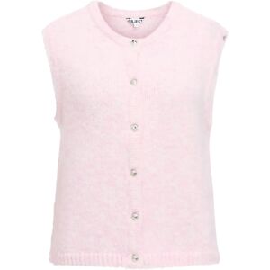 Object Objsaggia Re Knit Vest Cardigan Noos XS Pink XS Object Objsaggia Re Knit Vest Cardigan Noos XS Pink XS