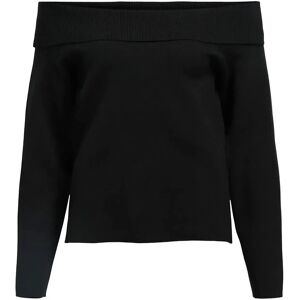 Object Objreynard L/S Re Off Shoulder Knit Div XL Black XL Object Objreynard L/S Re Off Shoulder Knit Div XL Black XL