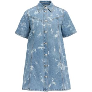 Object Objclaudia S/S Short Denim Dress 143 38 Blue 38 Object Objclaudia S/S Short Denim Dress 143 38 Blue 38