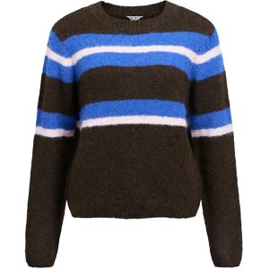 Object Objgalia L/S Re Knit Pullover Aw Fair 25 L Brown L Object Objgalia L/S Re Knit Pullover Aw Fair 25 L Brown L
