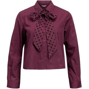 Object Objzane New Re L/S Bow Shirt E Aw Fair 2 36 Burgundy 36 Object Objzane New Re L/S Bow Shirt E Aw Fair 2 36 Burgundy 36