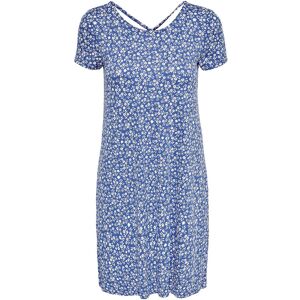 ONLY Onlbera Back Lace Up S/S Dress Jrs XS Blue XS ONLY Onlbera Back Lace Up S/S Dress Jrs XS Blue XS